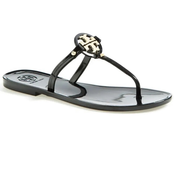 Tory Burch Shoes - Tory Burch Black Mini Miller Sandals NWOB size 9